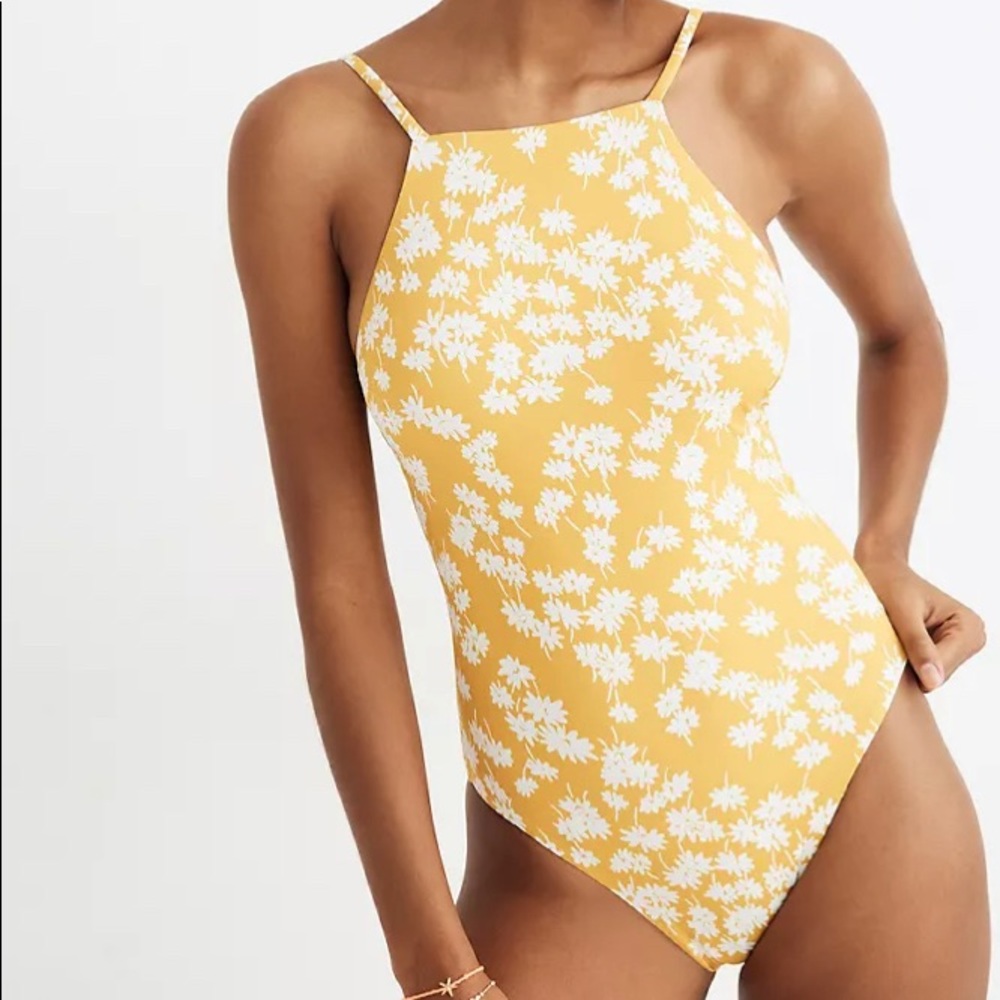 Madewell Second Wave High Neck Swim Suit